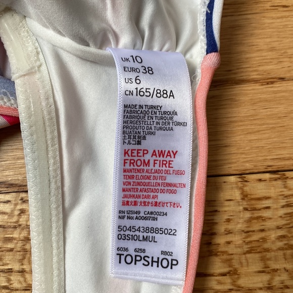 Bathing suit top (off the shoulder) - TOPSHOP - Picture 3 of 4